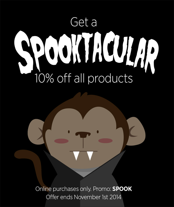 Get a Spooktacular 10% Discount