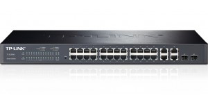 TP-Link TL-SL2428 24-Port 10/100Mbps + 4-Port Gigabit Web Smart Switch