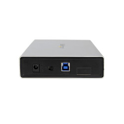3.5in Silver USB 3.0 External SATA III Hard Drive Enclosure with UASP &ndash; Portable External HDD