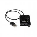 StarTech.com USB Stereo Audio Adapter External Sound Card with SPDIF Digital Audio