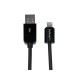 StarTech.com 3m (10ft) Long Black Apple 8-pin Lightning Connector to USB Cable for iPhone / iPod / iPad