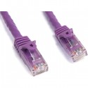 StarTech.com Cat6 patch cable with snagless RJ45 connectors – 100 ft, purple