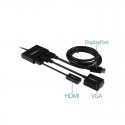 Multi Stream Transport Hub &ndash; Mini DisplayPort 1.2 to Triple Head DisplayPort MST Hub