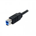 3m Black SuperSpeed USB 3.0 Cable A to B - M/M