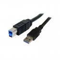 3m Black SuperSpeed USB 3.0 Cable A to B - M/M