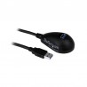 5 ft Black Desktop SuperSpeed USB 3.0 Extension Cable - A to A M/F