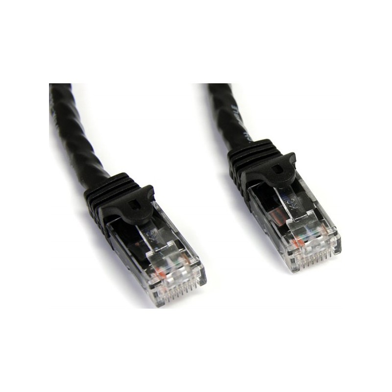 StarTech.com 75 ft Black Snagless Cat6 UTP Patch Cable - ETL Verified