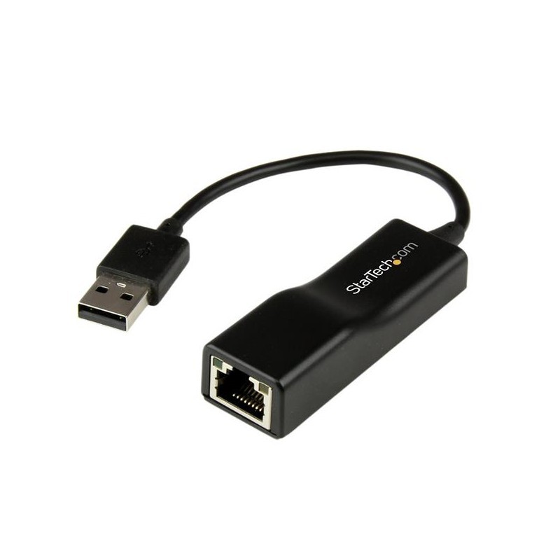 StarTech.com USB 2.0 to 10/100 Mbps Ethernet Network Adapter Dongle ...