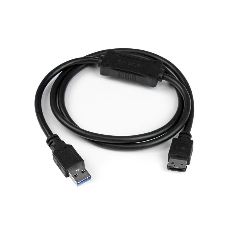 USB 3.0 to eSATA HDD / SSD / ODD Adapter Cable - 3ft eSATA Hard Drive to USB 3.0 Adapter Cable - SATA 6 Gbps