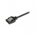 6in Latching Round SATA to Right Angle SATA Serial ATA Cable