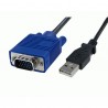 StarTech.com  KVM Console to USB 2.0 Portable Laptop Crash Cart Adapter