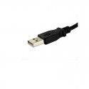 2 ft Panel Mount USB Cable A to A - F/M