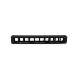 1U Horizontal Finger Duct Rack Cable Management Panel with Cover