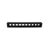 1U Horizontal Finger Duct Rack Cable Management Panel with Cover