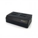 USB 3.0 to 4-Bay SATA 6Gbps Hard Drive Docking Station w/ UASP & Dual Fans - 2.5/3.5in SSD / HDD Dock