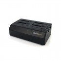 StarTech.com USB 3.0 to 4-Bay SATA 6Gbps Hard Drive Docking Station w/ UASP & Dual Fans - 2.5/3.5in SSD / HDD Dock