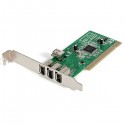 StarTech.com 4 port PCI 1394a FireWire Adapter Card - 3 External 1 Internal - FireWire adapter - PCI - Firewire - 