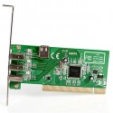 StarTech.com 4 port PCI 1394a FireWire Adapter Card - 3 External 1 Internal - FireWire adapter - PCI - Firewire - 