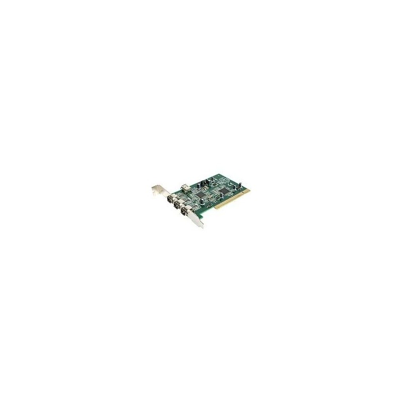 StarTech.com 4 port PCI 1394a FireWire Adapter Card - 3 External 1 Internal - FireWire adapter - PCI - Firewire - 