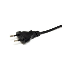 1m Standard Laptop Power Cord - EU to C7 Power Cable Lead