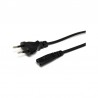 1m Standard Laptop Power Cord - EU to C7 Power Cable Lead