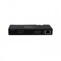 Universal USB 3.0 Laptop Mini Docking Station w/ HDMI&reg; or VGA, Gigabit Ethernet, USB 3.0