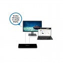 Universal USB 3.0 4K Laptop Docking Station w/ 4K DisplayPort - USB Fast-Charge Port, USB 3.0, GbE - DP / HDMI Dual Video