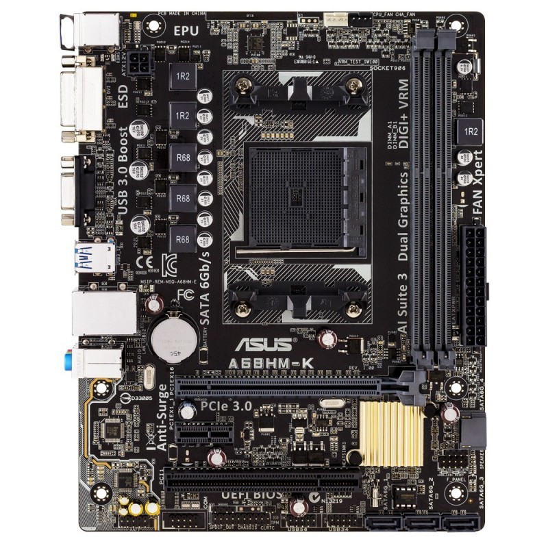 asus a68hm-k graphics driver windows 10
