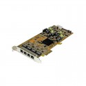 StarTech.com 4 Port Gigabit Power over Ethernet PCIe Network Card - PSE / PoE PCI Express NIC