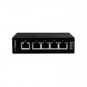 5 Port Unmanaged Industrial Gigabit Ethernet Switch - DIN Rail / Wall-Mountable