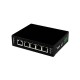 5 Port Unmanaged Industrial Gigabit Ethernet Switch - DIN Rail / Wall-Mountable