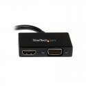 Travel A/V adapter: 2-in-1 Mini DisplayPort to HDMI or VGA converter