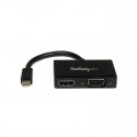 Travel A/V adapter: 2-in-1 Mini DisplayPort to HDMI or VGA converter