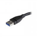 USB 3.0 A-to-A extension cable - 6 in, black
