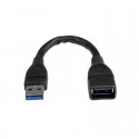 StarTech.com USB 3.0 A-to-A extension cable - 6 in, black