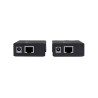 4-port USB 2.0-over-Cat5-or-Cat6 extender - up to 165ft (50m)