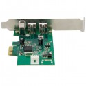 StarTech.com 3 Port 2b 1a 1394 PCI Express FireWire Card Adapter