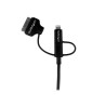 Lightning or 30-pin Dock or Micro-USB to USB cable -1m (3ft), black