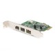 StarTech.com 3 Port 2b 1a 1394 PCI Express FireWire Card Adapter