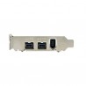 StarTech.com  3 Port 2b 1a Low Profile 1394 PCI Express FireWire Card Adapter
