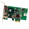 StarTech.com  3 Port 2b 1a Low Profile 1394 PCI Express FireWire Card Adapter