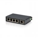 5-port industrial Ethernet switch - DIN rail mountable