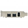StarTech.com  3 Port 2b 1a Low Profile 1394 PCI Express FireWire Card Adapter