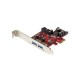 StarTech.com 4-port PCI Express USB 3.0 card - 2 external, 2 internal - SATA power