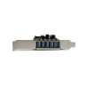 7-port PCI Express USB 3.0 card - standard and low-profile design