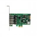 7-port PCI Express USB 3.0 card - standard and low-profile design