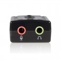 Virtual 7.1 USB Stereo Audio Adapter External Sound Card