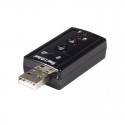 StarTech.com Virtual 7.1 USB Stereo Audio Adapter External Sound Card