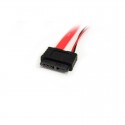 36in Slimline SATA to SATA with LP4 Power Cable Adapter