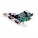 StarTech.com 2 Port Native PCI Express RS232 Serial Adapter Card with 16550 UART - Serial adapter - PCI Express x1